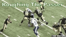 Roughing The Passer GIF - Roughing The Passer Tackle Hit GIFs