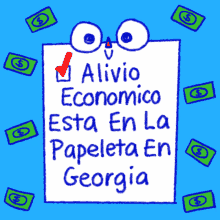 Alivio Economico GIF - Alivio Economico Alivio Economico Esta En La Papeleta En Georgia GIFs