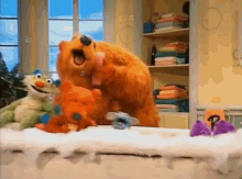 Bear In The Bear Inthe Big Blue House GIF - Bear In The Bear Inthe Big Blue House Bathtub GIFs