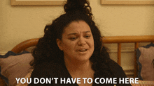 You Don'T Have To Come Here Mavis Beaumont GIF - You Don'T Have To Come Here Mavis Beaumont Michelle Buteau GIFs