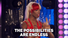 The Possibilities Are Endless Luxx Noir London GIF - The Possibilities Are Endless Luxx Noir London Rupaul’s Drag Race GIFs