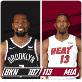 Brooklyn Nets (107) Vs. Miami Heat (113) Post Game GIF - Nba Basketball Nba 2021 GIFs