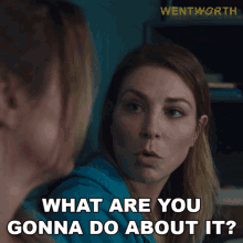 What Are You Gonna Do About It Allie Novak GIF - What Are You Gonna Do About It Allie Novak Wentworth GIFs