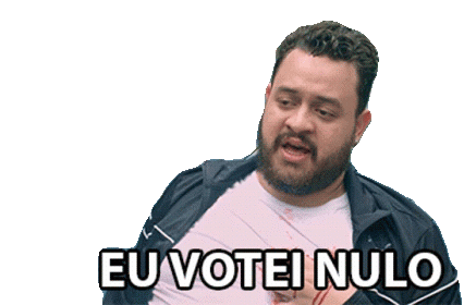 Eu Votei Nulo Voto Nulo Sticker - Eu Votei Nulo Voto Nulo I Voted Null Stickers