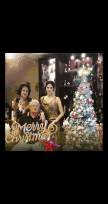 Merry Christnas Family GIF - Merry Christnas Family Christmas Tree GIFs