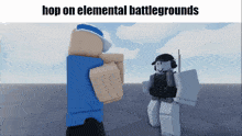 Hop On Elemental Battleground GIF - Hop On Elemental Battleground Roblox GIFs