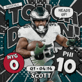Philadelphia Eagles (10) Vs. New York Giants (0) First Quarter GIF - Nfl National Football League Football League GIFs