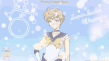 a poster for pretty guardians super sailor uranos