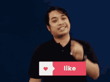 Like Hit That Like Button GIF - Like Hit That Like Button Heart GIFs