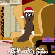 Well That Was A Nice Little Song Mr Hankey GIF - Well That Was A Nice Little Song Mr Hankey South Park GIFs