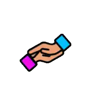 two hands holding a pink heart with the words " i love you " written below it