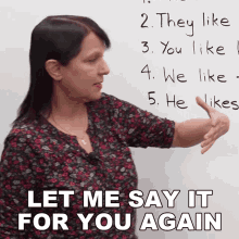 Let Me Say It For You Again Rebecca GIF - Let Me Say It For You Again Rebecca Engvid GIFs