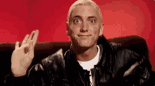 Eminem Waving GIF - Eminem Waving Smiling GIFs