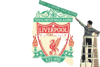 Liverpool Football Sticker - Liverpool Football Never Walk Alone Stickers