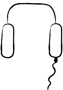 downsign comfort music dog dalmatian headphone