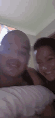 couple smile quarantine selfie