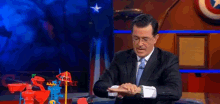 Freak Out GIF - Late Night Fake News Colbert Report GIFs