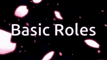 basic roles anime moon rose petals