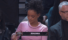 Rihanna Unbothered GIF - Rihanna Unbothered Courtside GIFs
