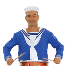 playing the drums anthony wiggle the wiggles sailor navy