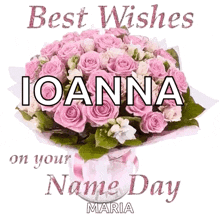 Bestwishes Nameday GIF - Bestwishes Nameday Bouquet GIFs