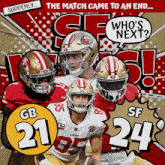 49ers Sf Sticker - 49ers SF San Francisco - Discover & Share GIFs