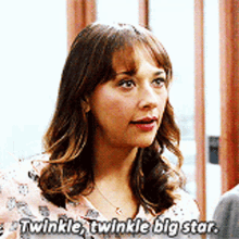 Parks And Rec Ann Perkins GIF - Parks And Rec Ann Perkins Twinkle Twinkle Big Star GIFs