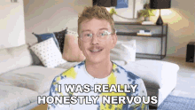 I Was Really Honestly Nervous Tyler Oakley GIF - I Was Really Honestly Nervous Tyler Oakley I Was Worried GIFs