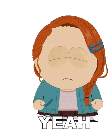 Yeah Sophie Gray Sticker - Yeah Sophie Gray South Park Stickers