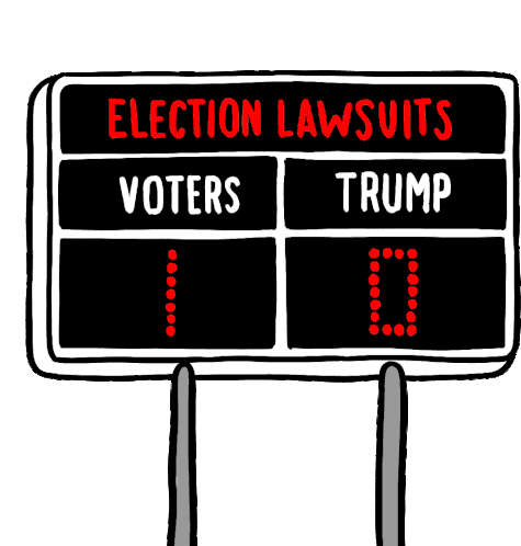 Election Lawsuits Voter Lawsuit Sticker - Election Lawsuits Voter Lawsuit Voters Stickers