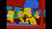 Simpson Marge Simpson GIF - Simpson Marge Simpson Voiture GIFs