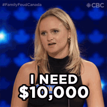 I Need10000dollars Family Feud Canada GIF - I Need10000dollars Family Feud Canada I Need Cash GIFs