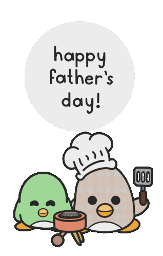 Matchaipenguins Happy Fathers Day Sticker - Matchaipenguins Happy Fathers Day Dad Stickers