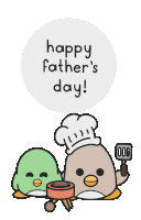 Matchaipenguins Happy Fathers Day Sticker - Matchaipenguins Happy Fathers Day Dad Stickers