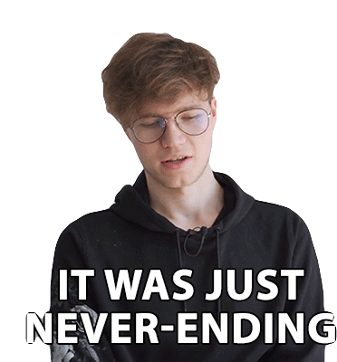 It Was Just Never Ending Finn Wiestål Sticker - It Was Just Never Ending Finn Wiestål Finn Stickers