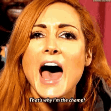 Becky Lynch Thats Why Im The Champ GIF - Becky Lynch Thats Why Im The Champ Wwe GIFs