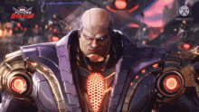 a man in a futuristic suit is in a video game called marvel future revolution .