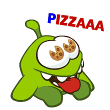 pizza om nom cut the rope yum i want pizza