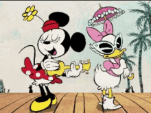 Mickey Mouse Dancing GIF - Mickey Mouse Dancing Daffy Duck GIFs