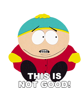 This Is Not Good Eric Cartman Sticker - This Is Not Good Eric Cartman South Park Stickers