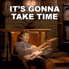 Its Gonna Take Time George Harrison GIF - Its Gonna Take Time George Harrison Got My Mind Set On You Song GIFs