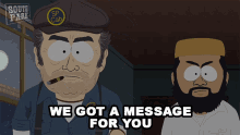 We Got A Message For You Sp Cabbie GIF - We Got A Message For You Sp Cabbie South Park GIFs