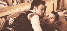 Boys Kissing GIF - Glee Pride Gay GIFs