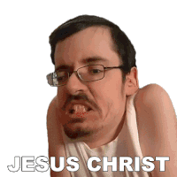 Jesus Christ Ricky Berwick Sticker - Jesus Christ Ricky Berwick Oh My God Stickers