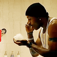 Playing With Bubbles Ll Cool J GIF - Playing With Bubbles Ll Cool J James Todd Smith GIFs