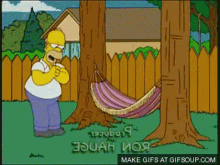 Homer Hamaca GIF