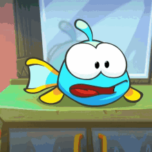 Sneak Out Fish GIF - Sneak Out Fish Om Nom GIFs