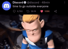 Discord Touch Grass GIF - Discord Touch Grass Incredibles GIFs