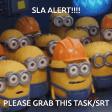 Sla Ending Sla Alert GIF - Sla Ending Sla Alert Minions GIFs