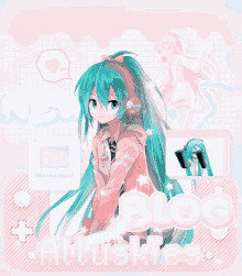 a girl with headphones and the words new messages behind her